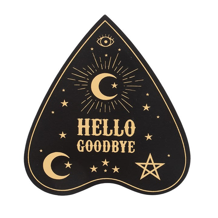 Black Talking Board Planchette Coaster Set