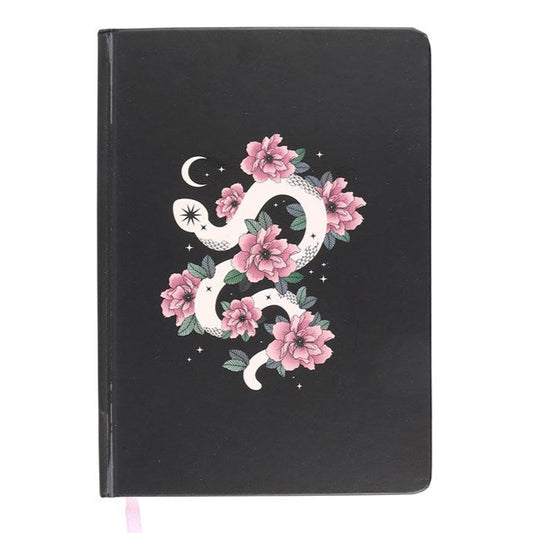 Floral Snake A5 Notebook