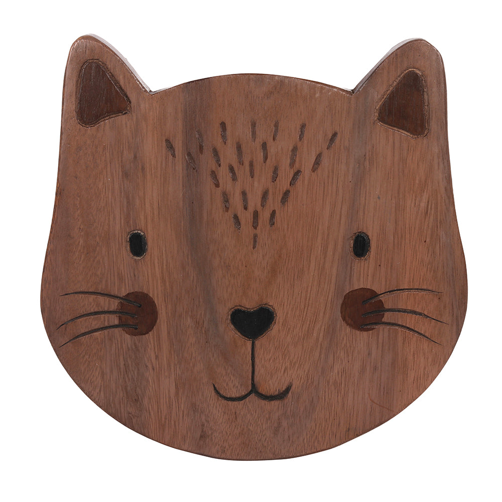 Wooden Cat Stool