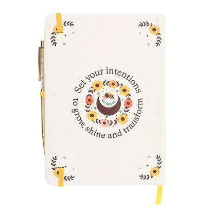 Summer Solstice Intention A5 Journal with Citrine Pen