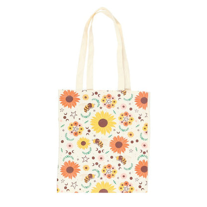 Summer Solstice Print Polycotton Tote Bag