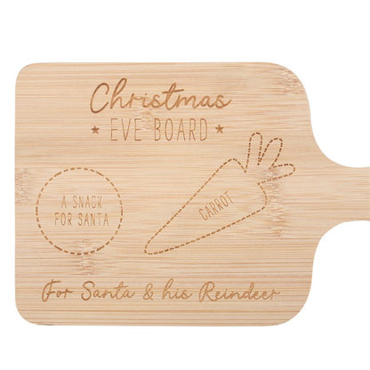 Wooden Christmas Eve Serving Board