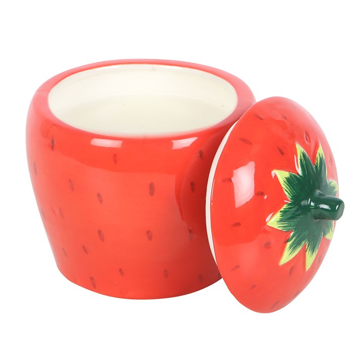 Strawberry Shaped Candle Jar