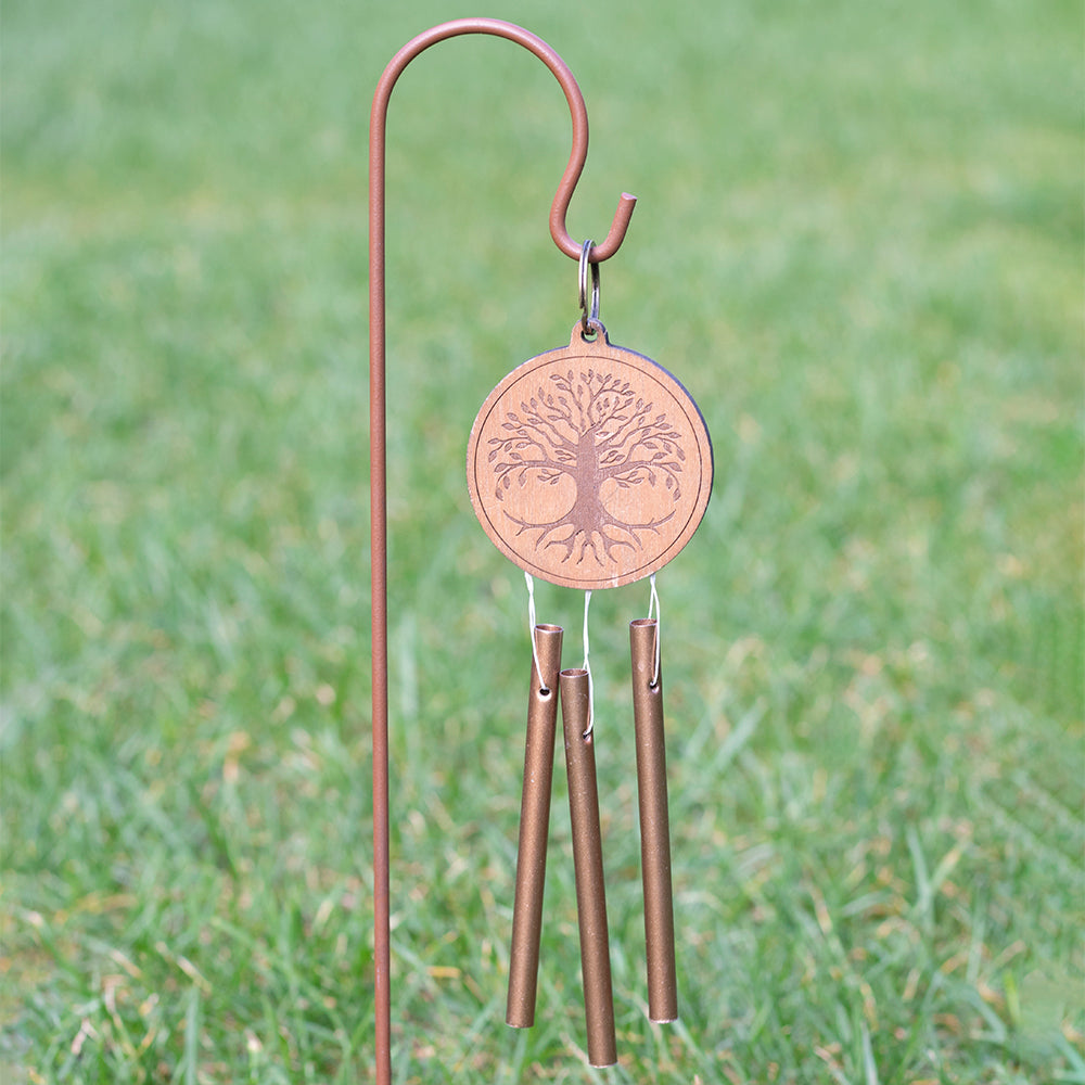 Tree of Life Standing Garden Windchime