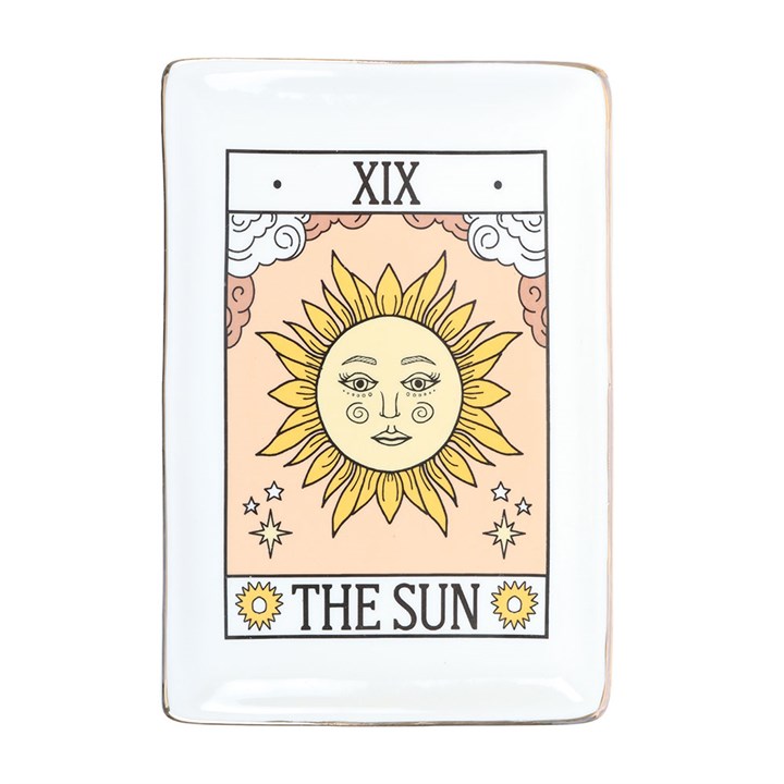 The Sun Vintage Tarot Trinket Dish