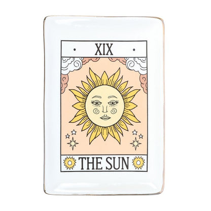 The Sun Vintage Tarot Trinket Dish