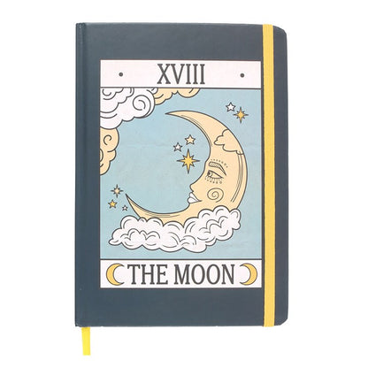 The Moon Vintage Tarot A5 Notebook