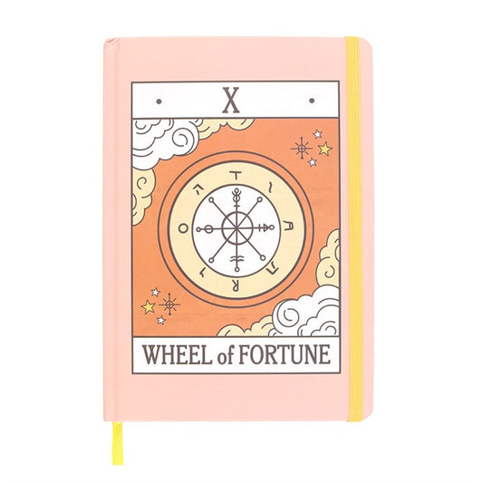 The Wheel of Fortune Vintage Tarot A5 Notebook