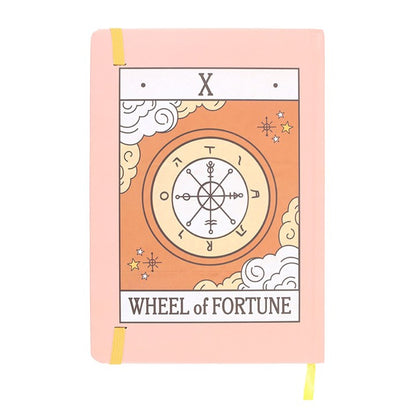 The Wheel of Fortune Vintage Tarot A5 Notebook