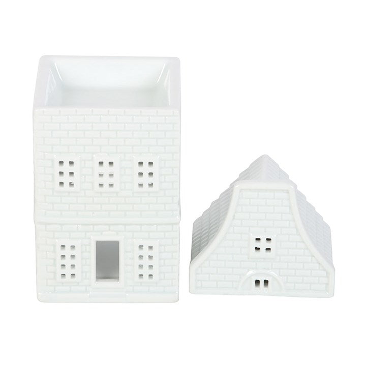 White Nordic House Oil Burner and Wax Warmer