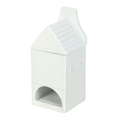 White Nordic House Oil Burner and Wax Warmer