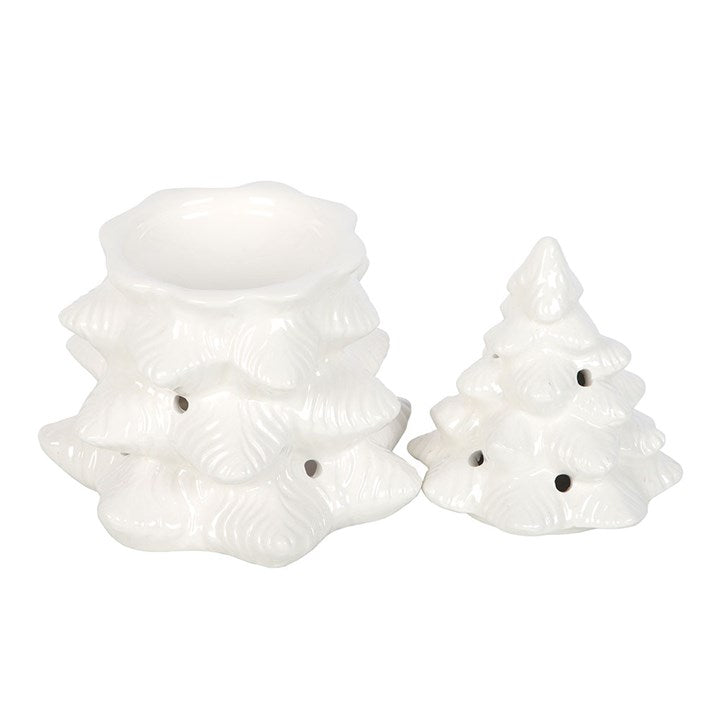 White Fir Tree Oil Burner and Wax Warmer