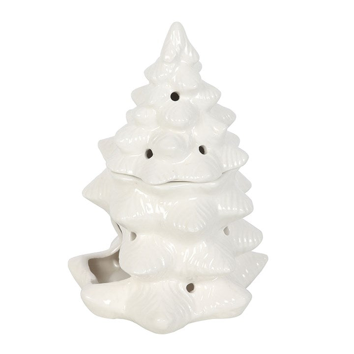 White Fir Tree Oil Burner and Wax Warmer