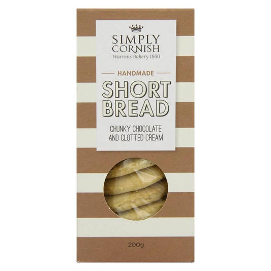 Simply Cornish Chunky Chocolate & Cream Shortbread (200g)