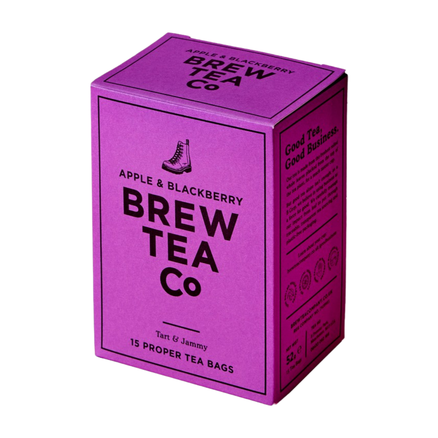 Brew Tea Co Apple & Blackberry Tea Bags (15 Tea Bags)