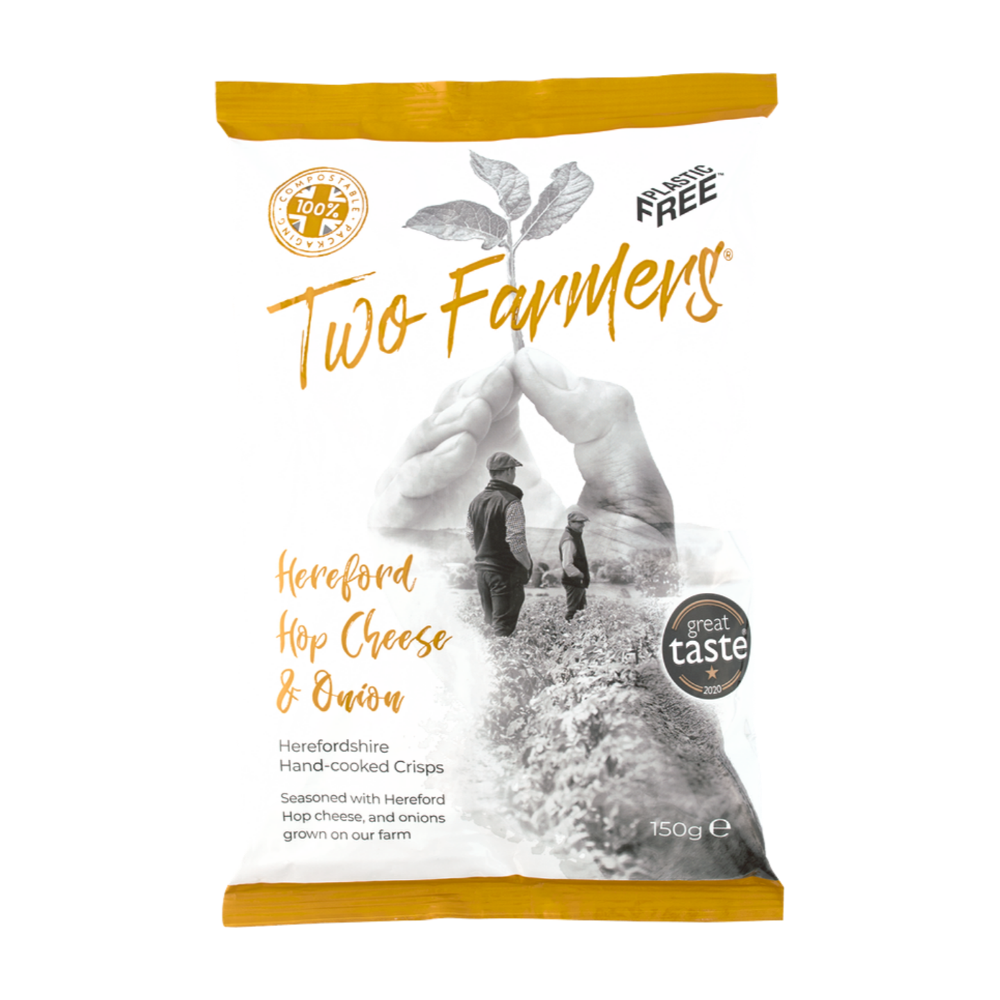 Two Farmers Hereford Hop Cheese & Onion Crisps (150g)