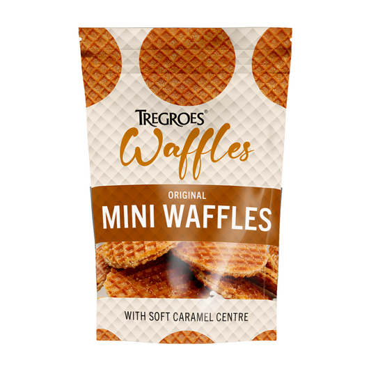 Tregroes Original Mini Waffles with Soft Caramel Centre (128g)