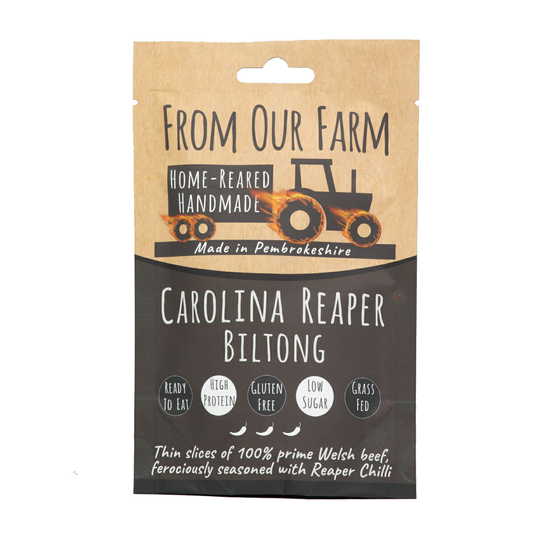 From Our Farm Carolina Reaper Biltong (35g)