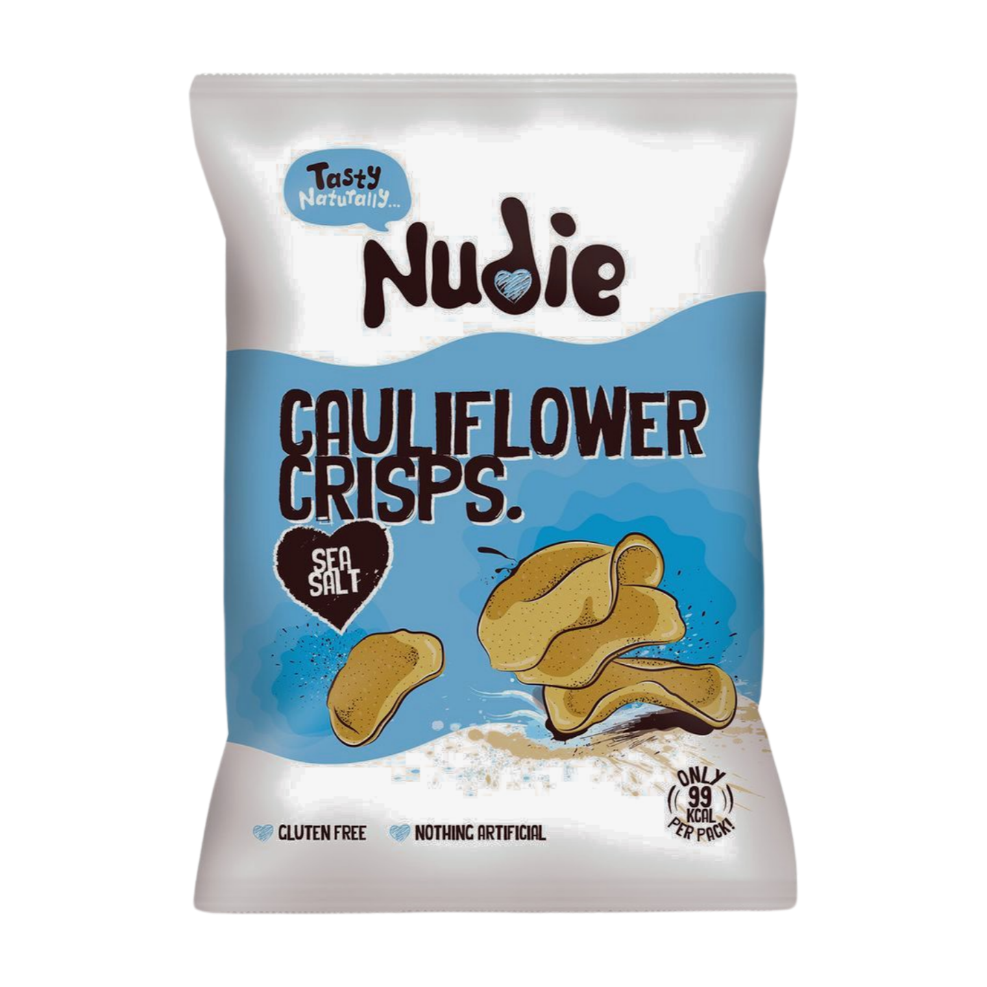 Nudie Snacks Sea Salt Cauliflower Crisps (20g)