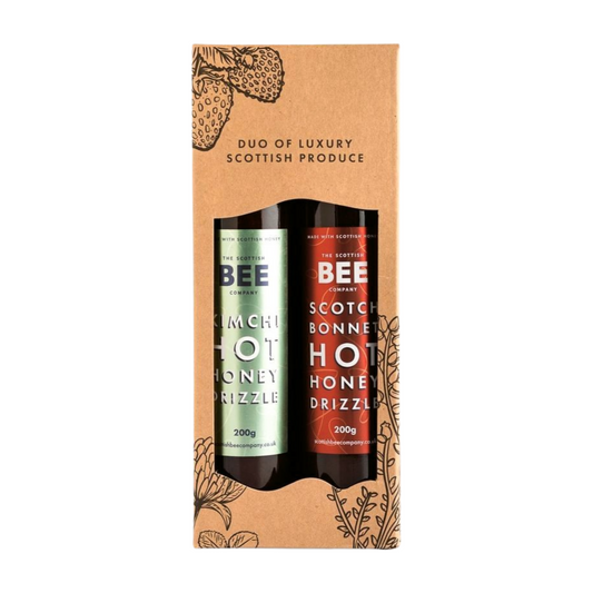 The Scottish Bee Company Hot Honey Drizzles Gift Set (400g)