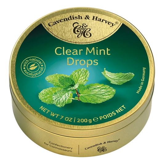 Cavendish & Harvey Clear Mint Drops (200g)