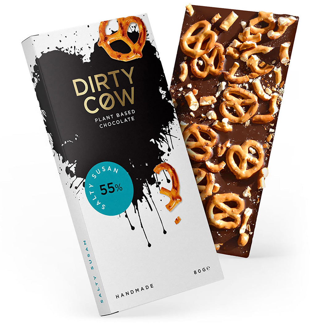 Dirty Cow Salty Susan Plant Based Chocolate Bar (80g)