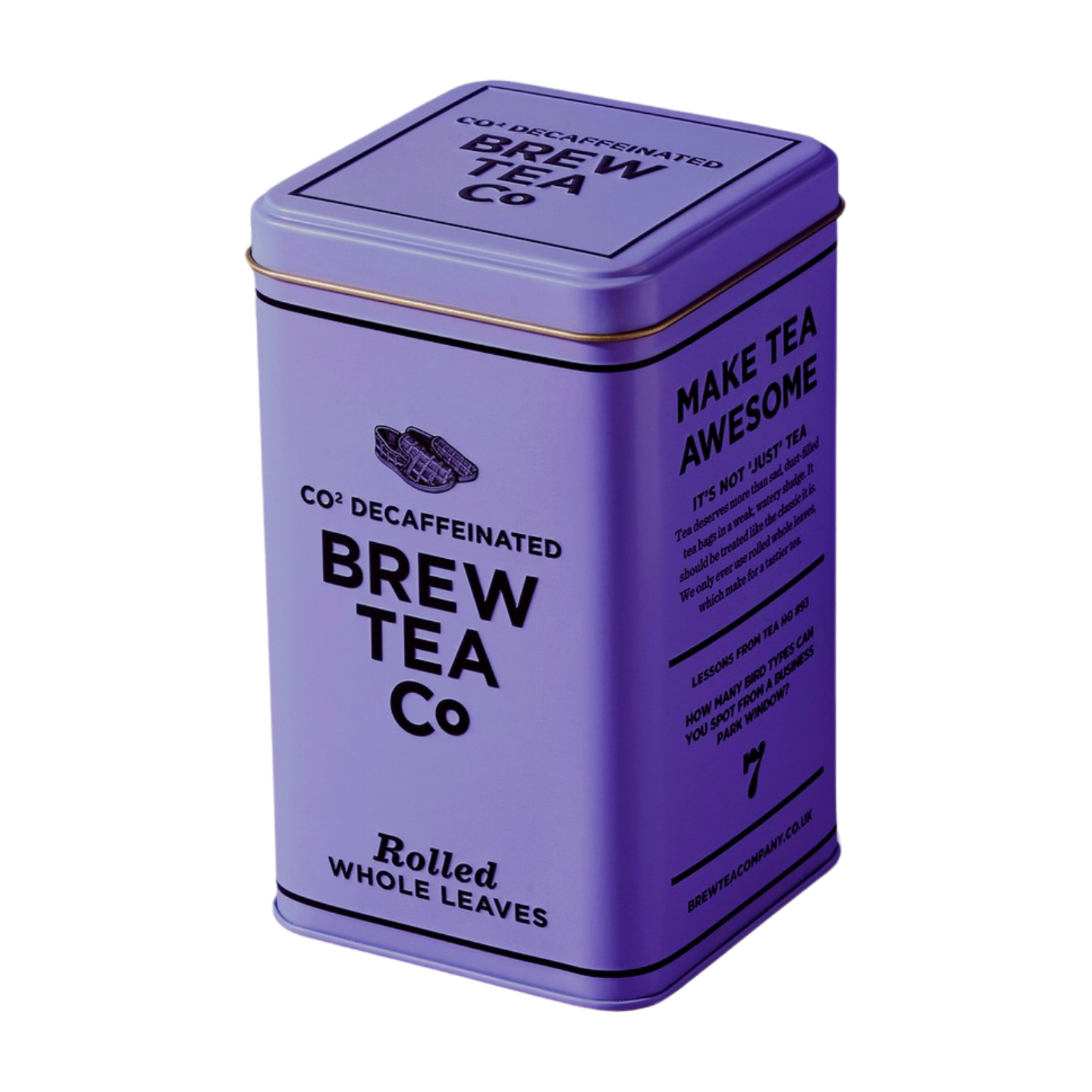 Brew Tea Co Decaffeinated Ceylon Loose Leaf Tea Tin (150g)