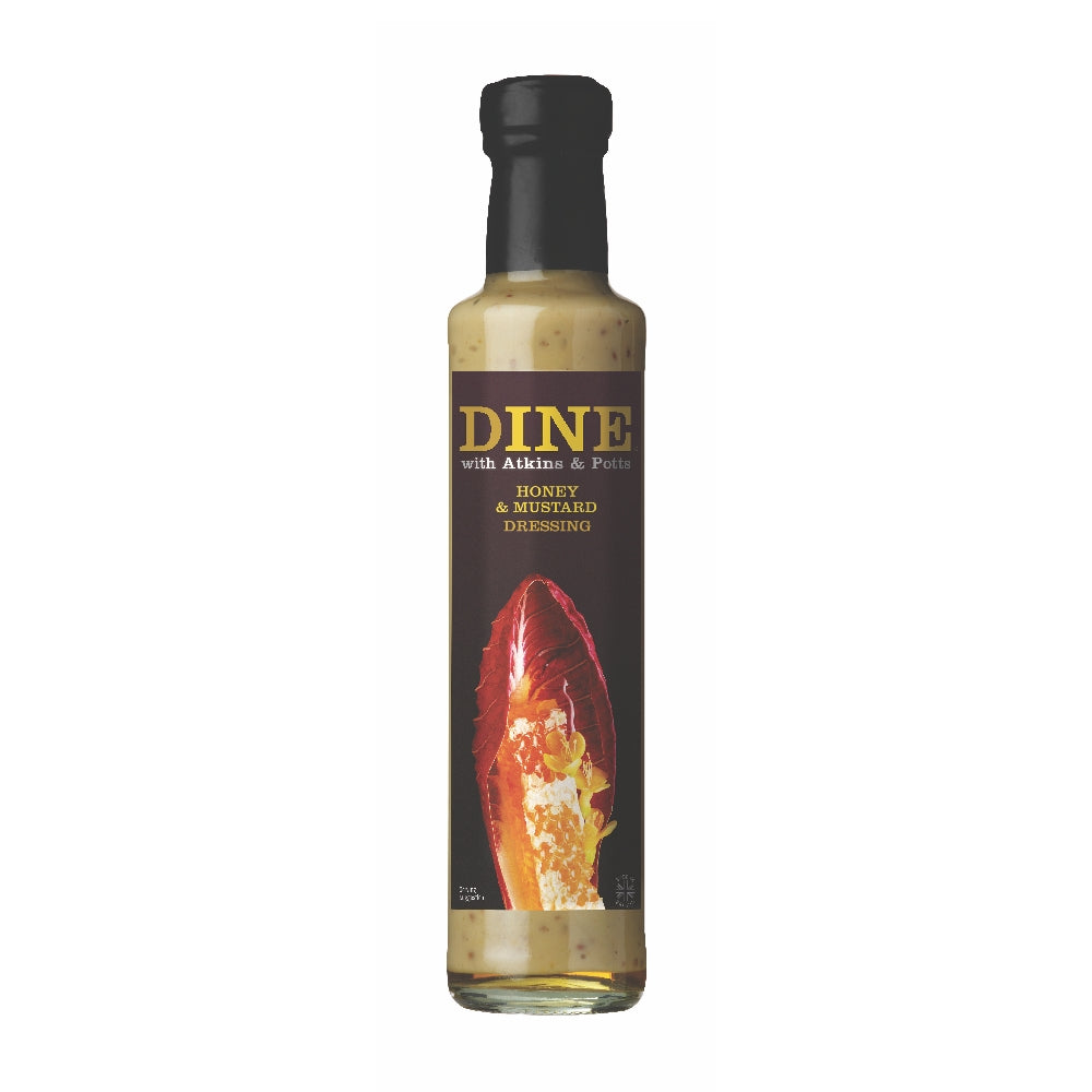 DINE with Atkins & Potts Honey & Mustard Dressing (260g)