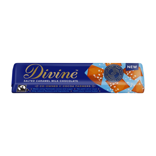 Divine Salted Caramel Milk Chocolate (35g)