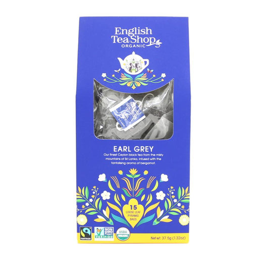 English Tea Shop Organic Earl Grey Tea (15 Pyramids)