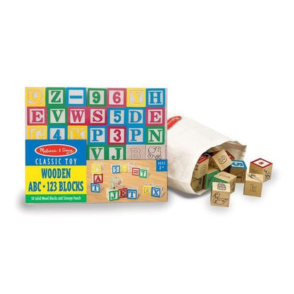 ABC/123 Blocks by Melissa and Doug