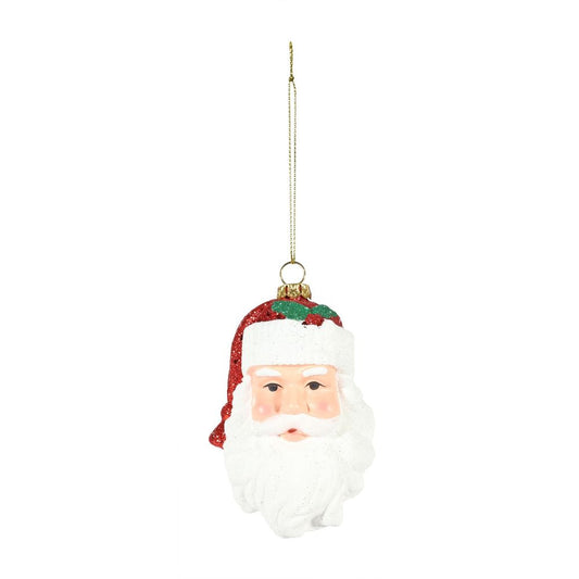 Santa Face Hanging Decoration (13.5cm)