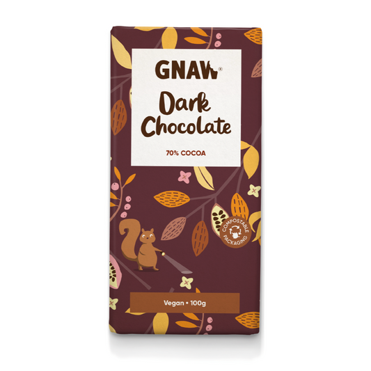 Gnaw 70% Dark Chocolate Bar (100g)