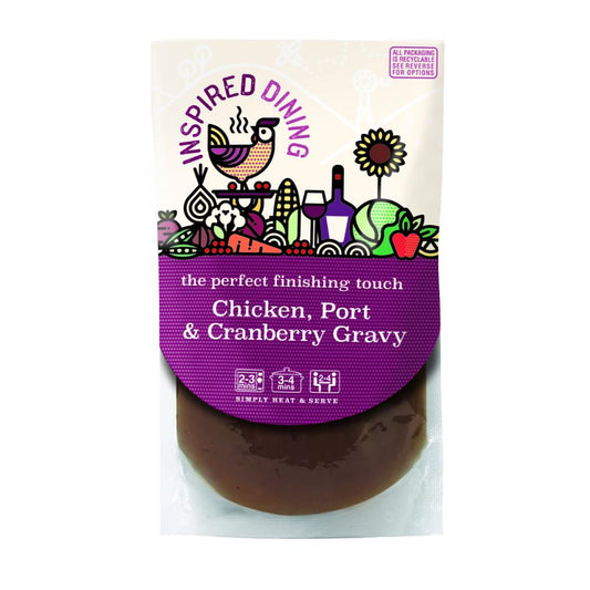 Inspired Dining Chicken, Port & Cranberry Gravy (200g)