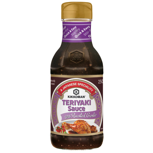 Kikkoman Teriyaki Sauce with Roasted Garlic (250ml)