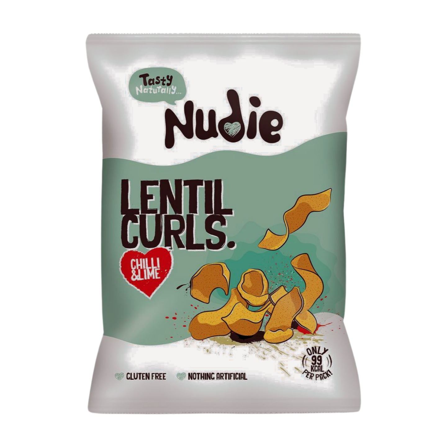 Nudie Snacks Chilli & Lime Lentil Curls (20g)