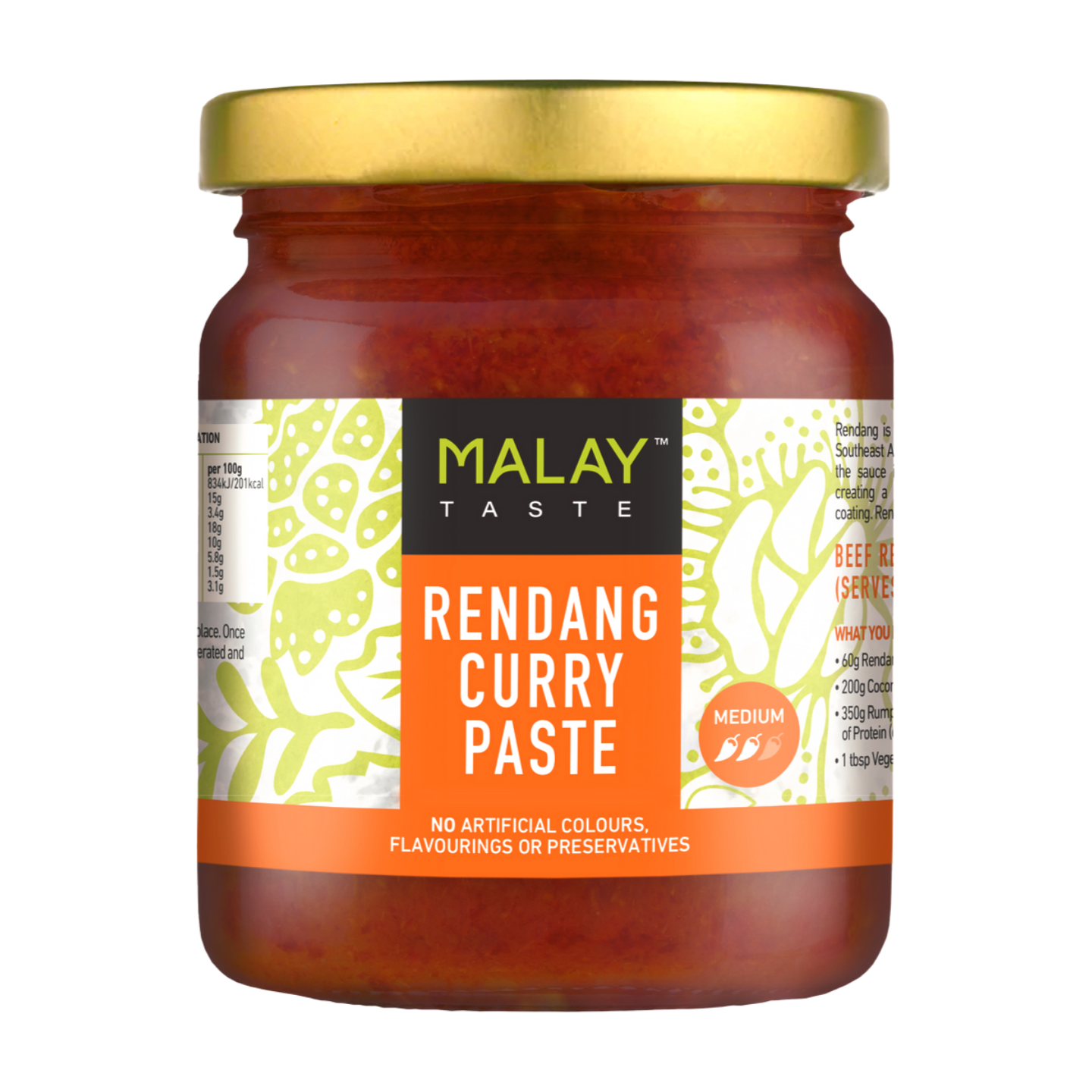 Malay Taste Rendang Curry Paste (185g)