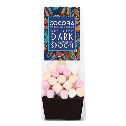 Cocoba Marshmallow Dark Hot Chocolate Spoon (50g)