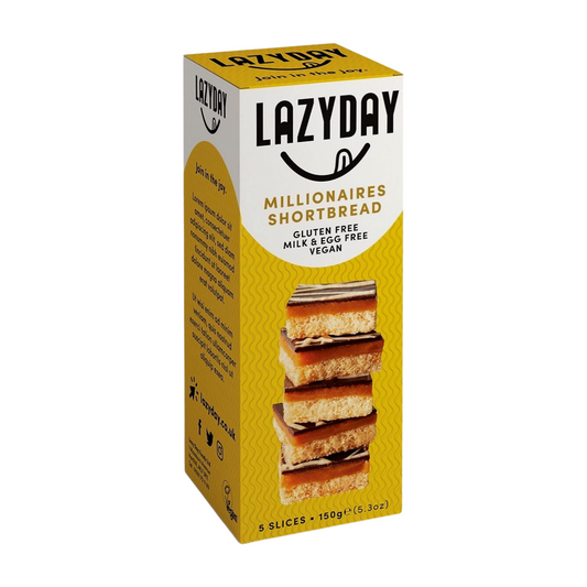 Lazy Day Gluten Free & Vegan Millionaries Shortbread (150g)