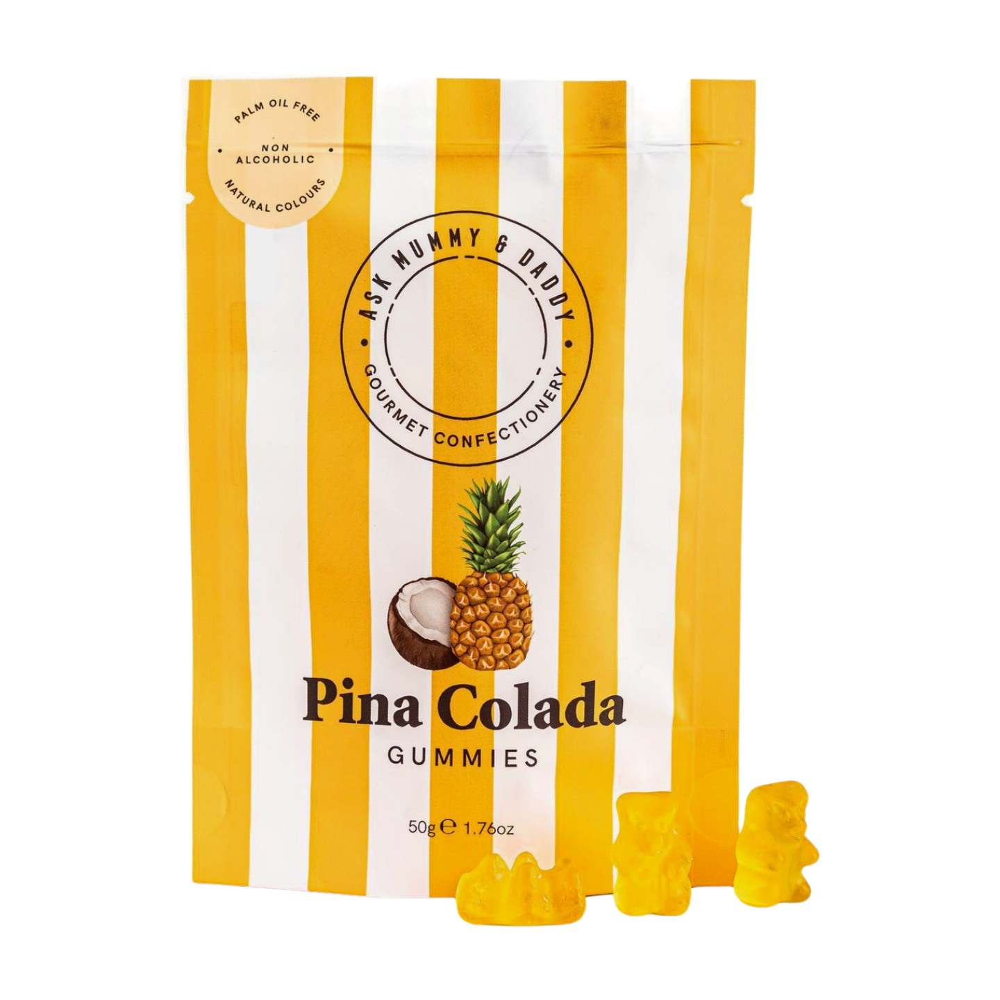 Ask Mummy & Daddy Pina Colada Gummies (50g)