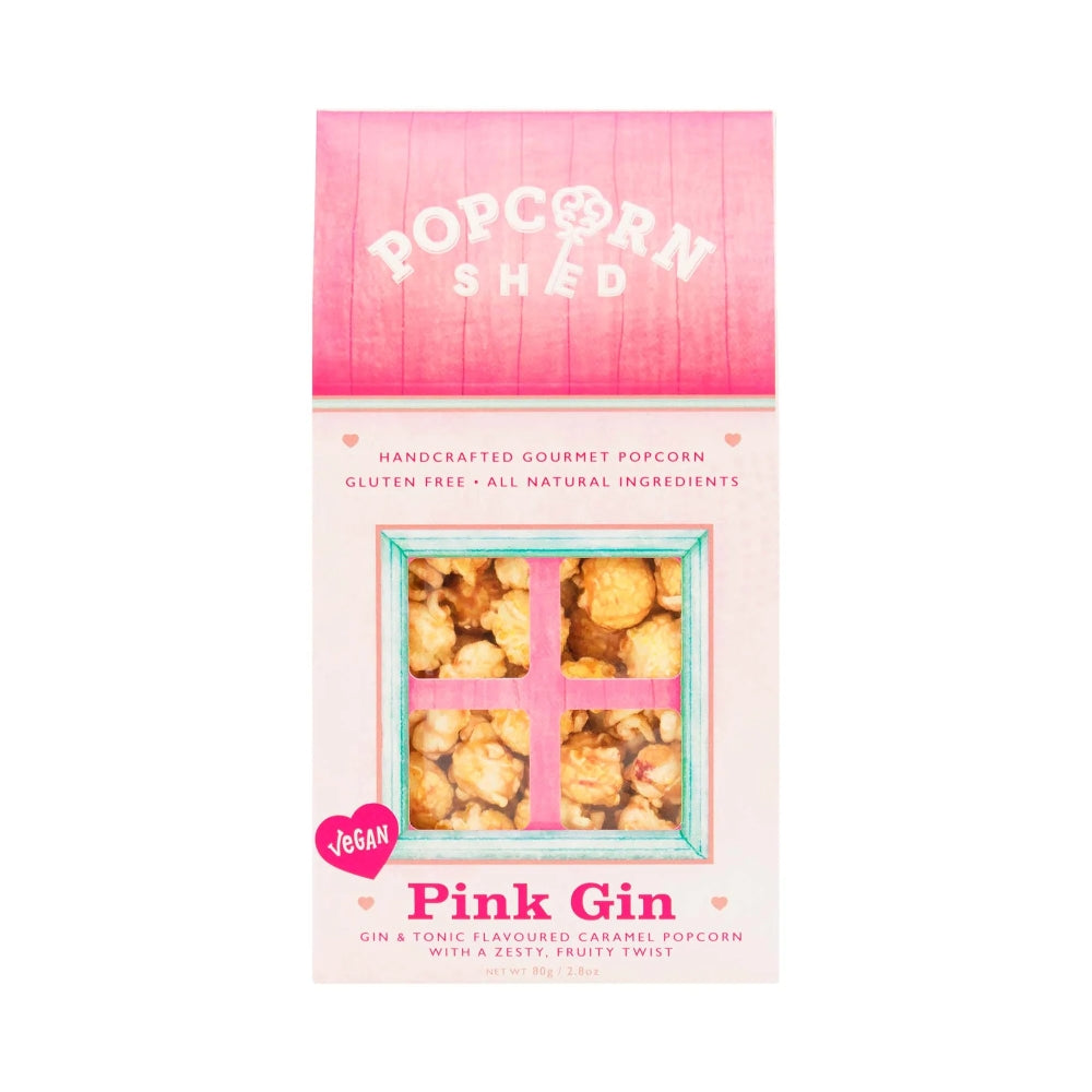 Popcorn Shed Pink Gin Gourmet Popcorn Shed (80g)