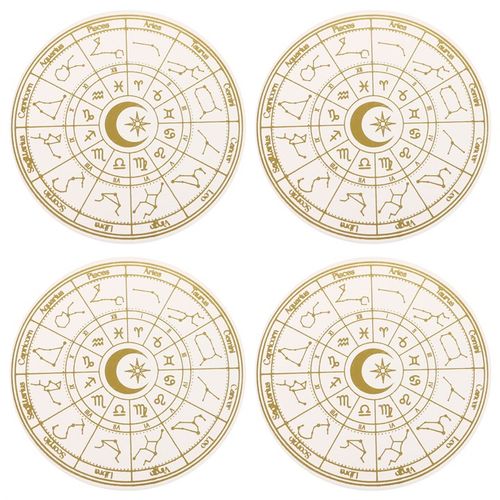 Astrology Wheel Coaster Set