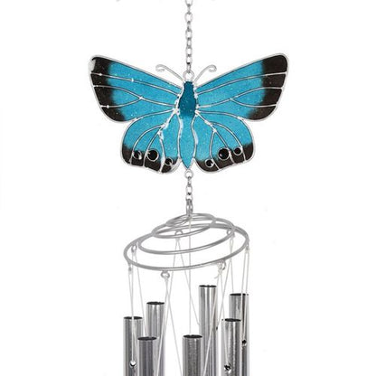 Chalkhill Blue Butterfly Windchime