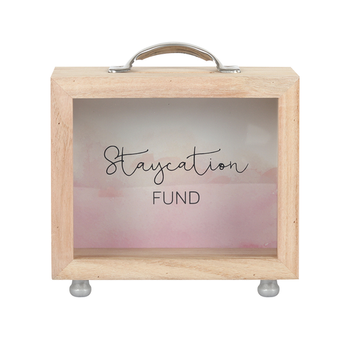 Staycation Fund Money Box