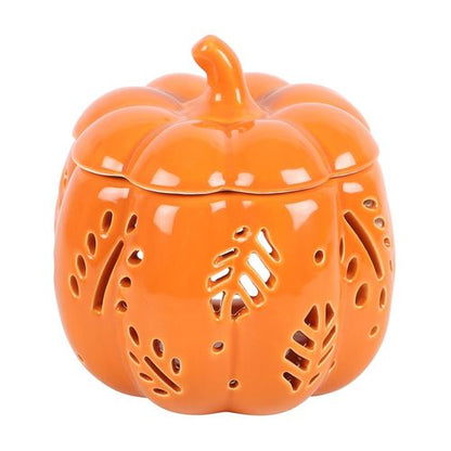 Orange Autumn Leaves Pumpkin Oil Burner