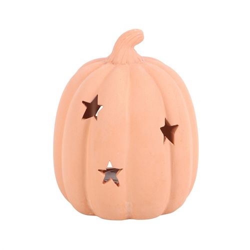 Terracotta Pumpkin Tealight Holder