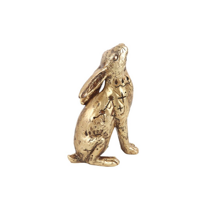 Resin Midnight Hare Ornament