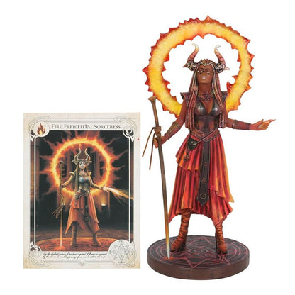 Fire Elemental Sorceress Figurine by Anne Stokes