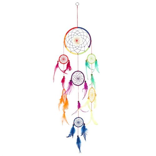 Multi Rainbow Dreamcatcher