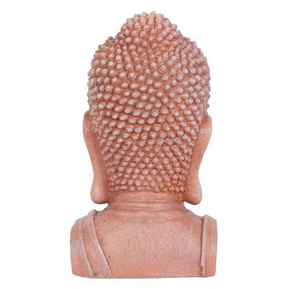 Terracotta Effect Buddha Head Ornament